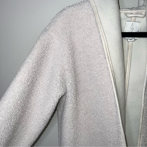 Joie Cream Sherpa Teddy Hooded Cardigan - Picture 3 of 8